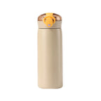 Gourde isotherme enfant à paille : Beige