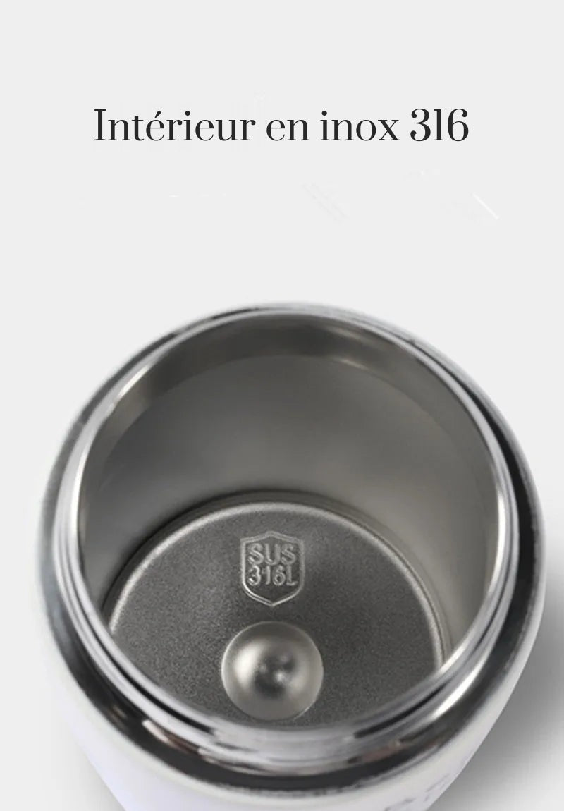 Gourde isotherme enfant à motifs, 400 ml : Intérieur, gravure SUS316