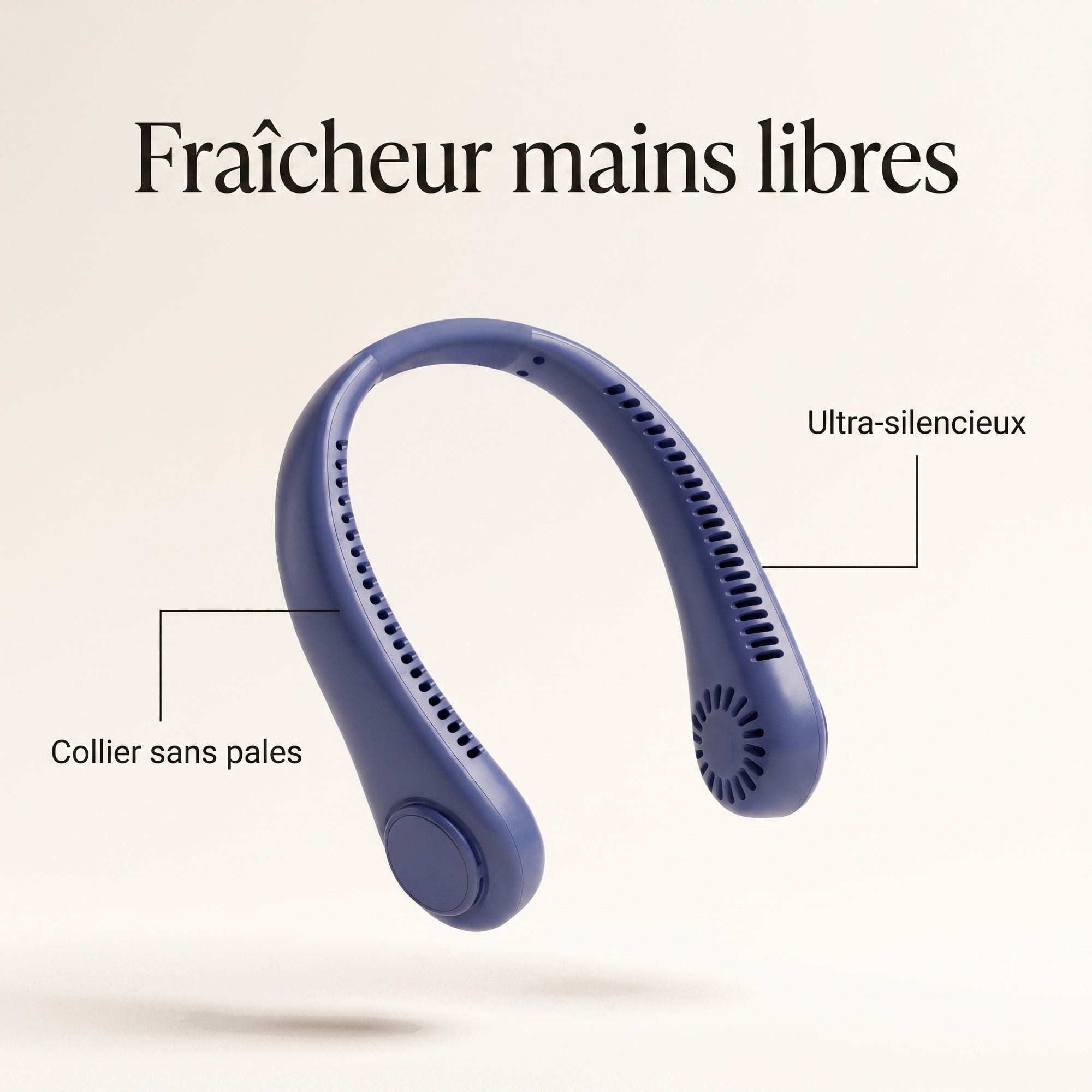 Ventilateur de Cou Portable Sans Pales
