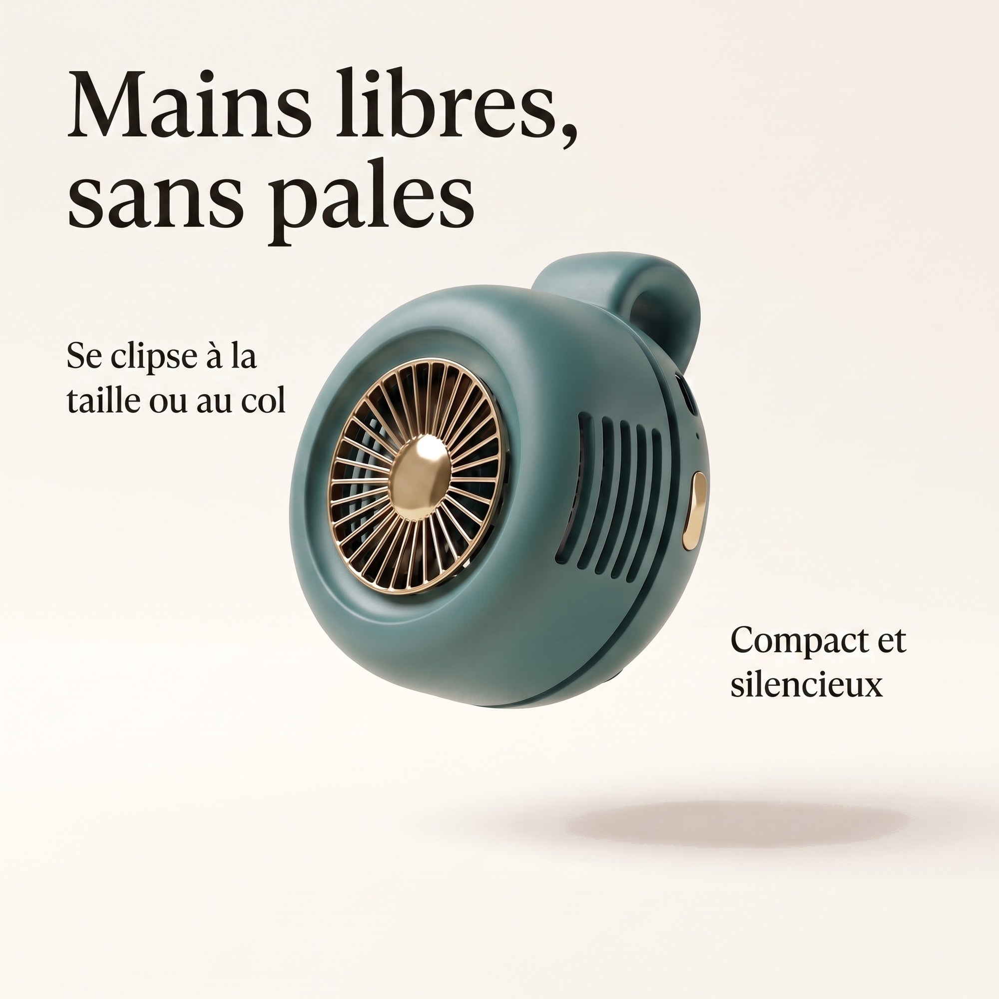 Ventilateur a Clip Sans Pales pour Col et Ceinture